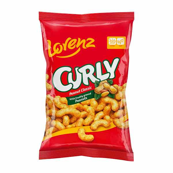Crunchips Curly Peanut Classic 18x60g
