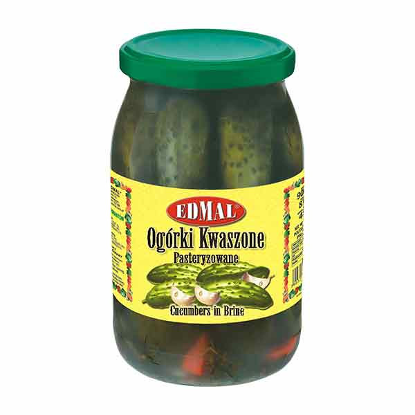 Edmal Gherkins in Brine (Ogrek Kwaszony) 8x900g