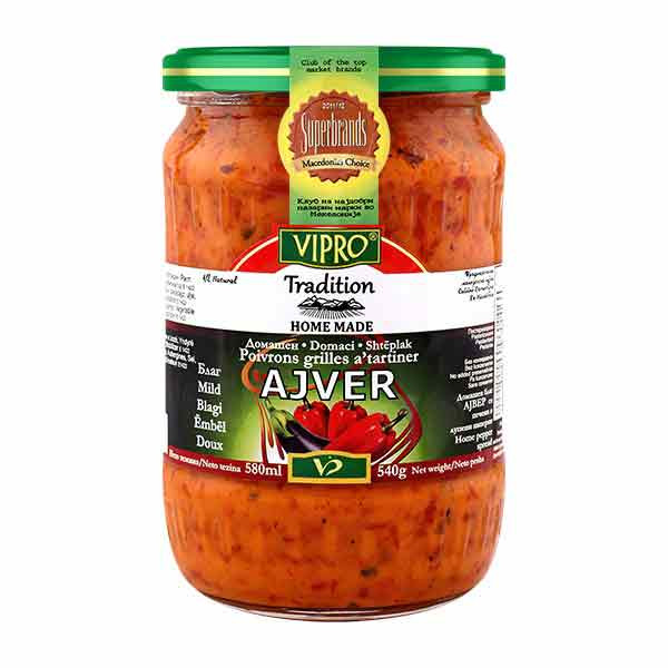Vipro Home Made Mild Ajvar 6x580ml