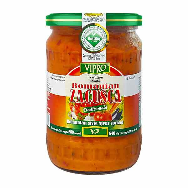 Vipro Romanian Zacusca Ajvar 6x580ml