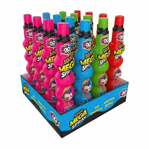 Mr.Hoot Sour Mega Spray 16x105ml