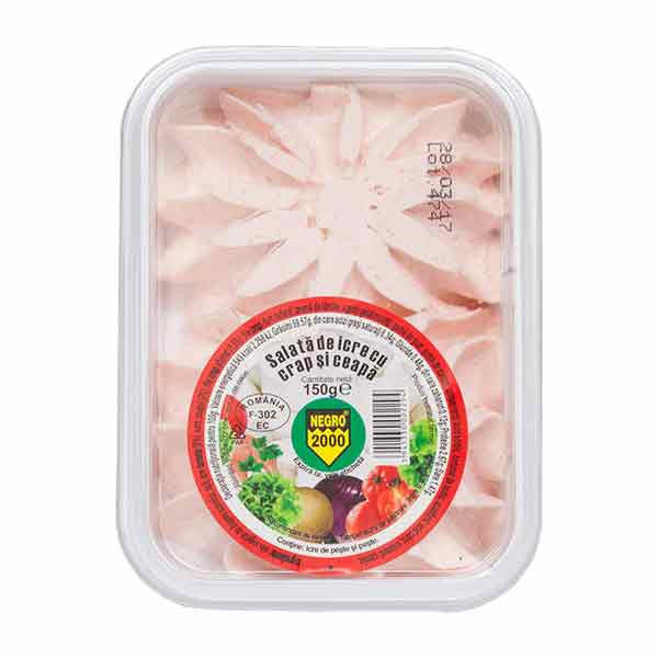 Negro 2000 Carp Roe Salad with Onion 12x150g