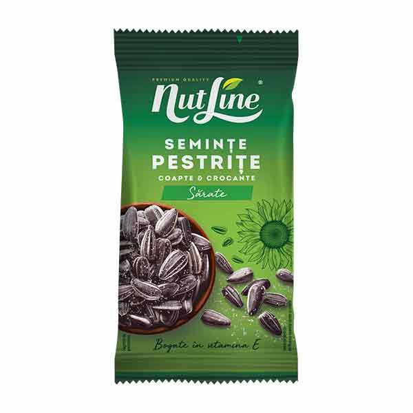 Nutline Nutline Roasted & Salted Sunflower Seeds  (Striped) 12x100g