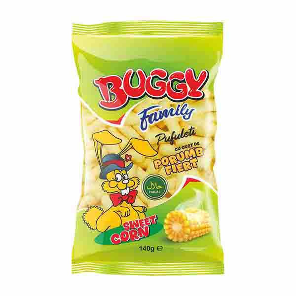 Buggy Pufuleti Family Sweet Corn 10x140g