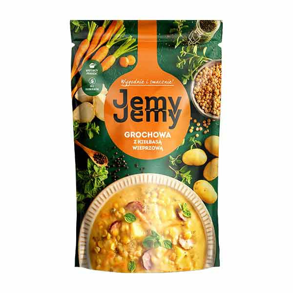 Profi Jemy Jemy Pea Soup with Pork Sausages (Grochowa) 6x450g