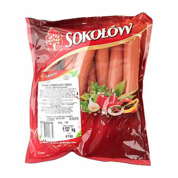 Sokolow Franks Farmers with Turkey Sold by Kg