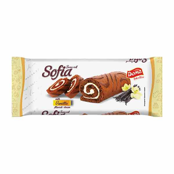 Doma Swiss Roll Sofia Vanilla 10x200g