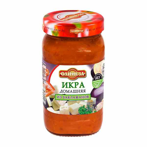 Olinesa Mild Eggplant Appetizer Ikra 6x510g