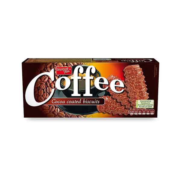 Sweet Plus Biscuits Coffee (cocoa coated) 24x160g