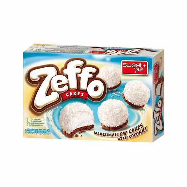 Sweet Plus Zeffo Marshmallow Cakes with Coconut 12x115g