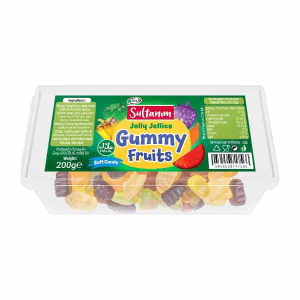 Sultanim Jelly Fruit Garden 12x200g