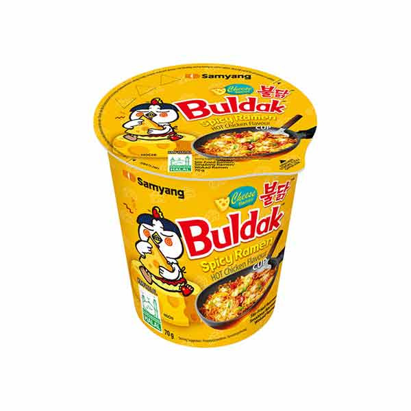 Samyang Buldak Chicken Ramen Cheese Cup 6x70g