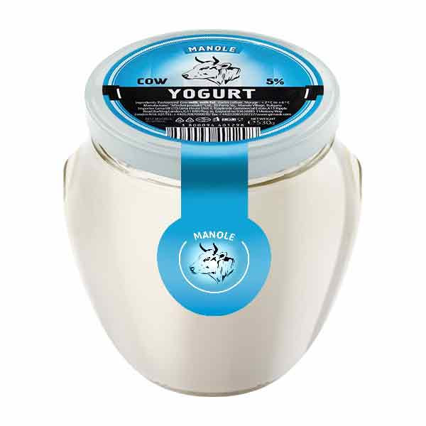 Manole Cow Yoghurt (Blue Label - 5% Fat) 6x530g