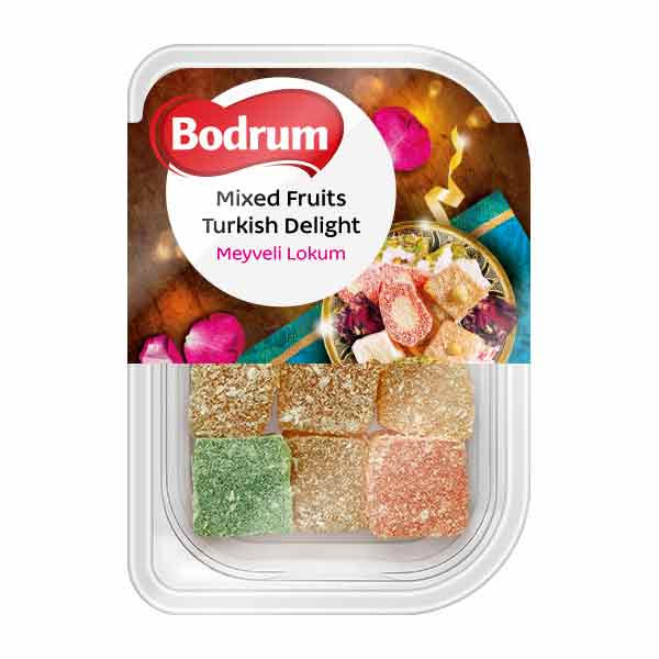 Bodrum Mixed Fruits Turkish Delight 6x200g