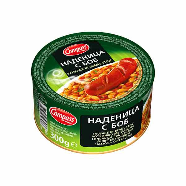 Compass Sausage in Beans Stew 24x300g