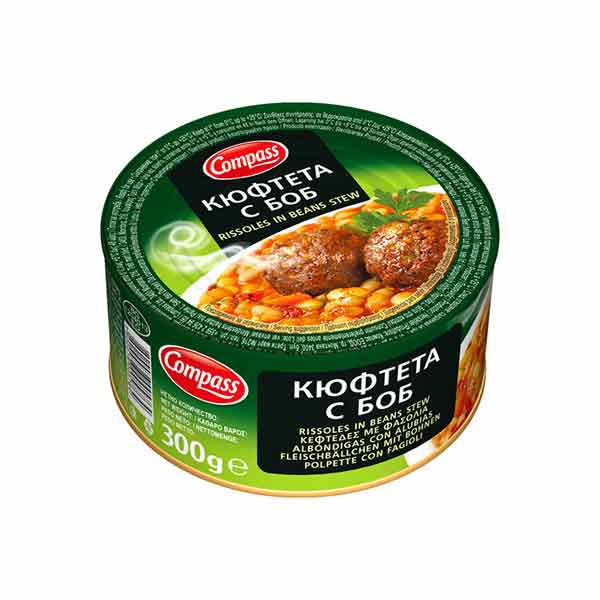 Compass Rissoles in Beans Stew 24x300g