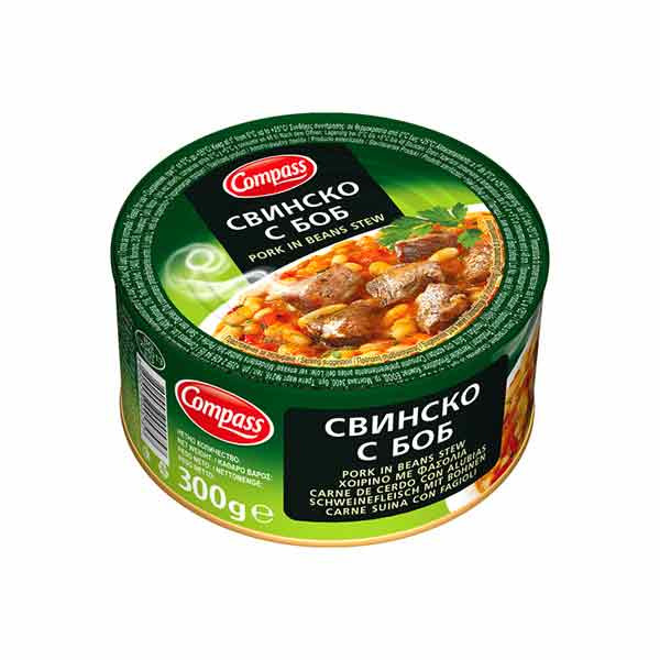 Compass Pork in Bean Stew 24x300g