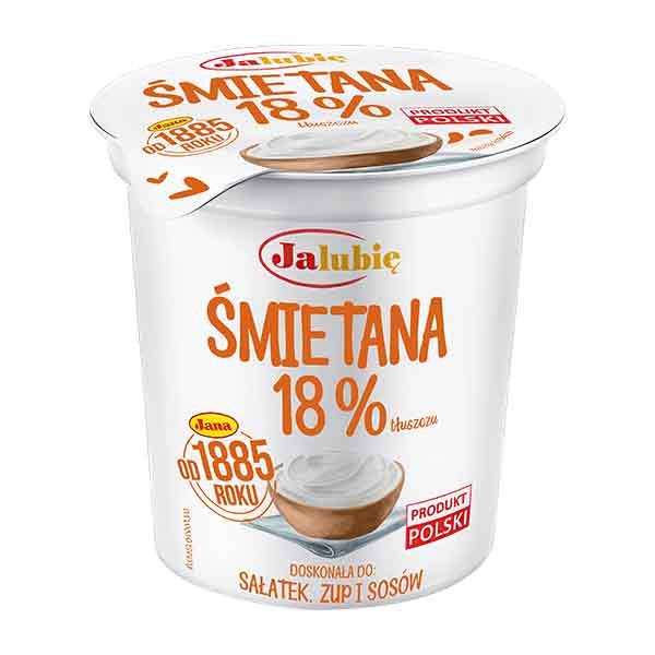 Jana Smietana 18% Sour Cream Pot 12x400g