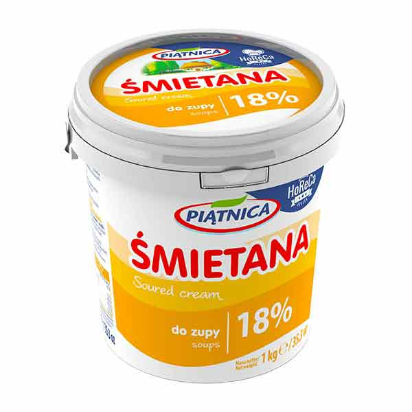 Piatnica Smietana Sour Cream  18% 6x1kg