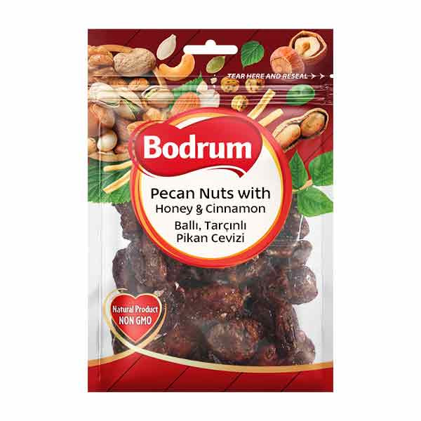Bodrum Pecan Nuts With Honey & Cinnamon 8x150g