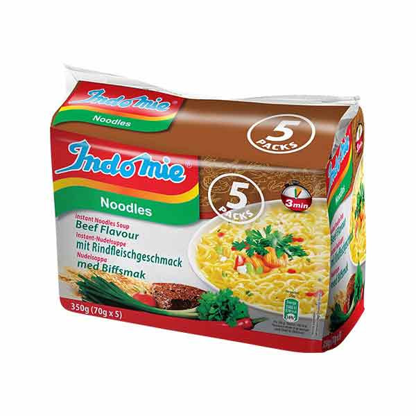 Indomie Noodles Beef 5pck 8x350g