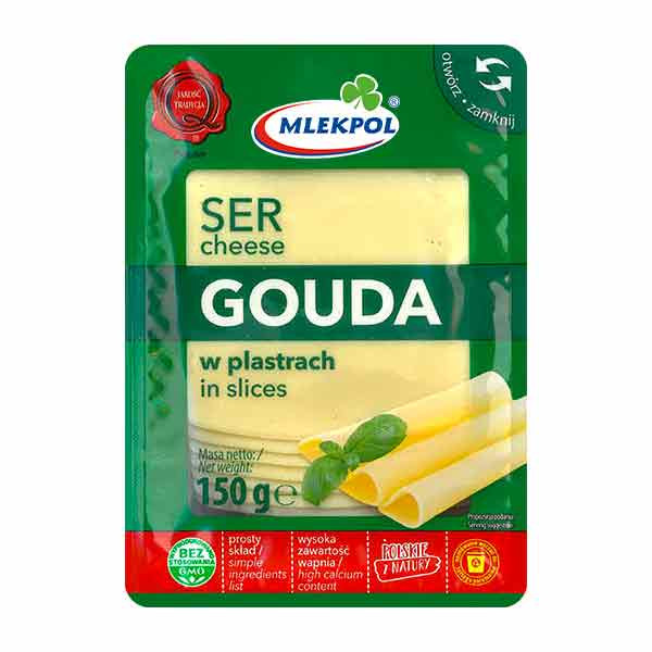 Mlekpol Gouda Sliced 12x150g