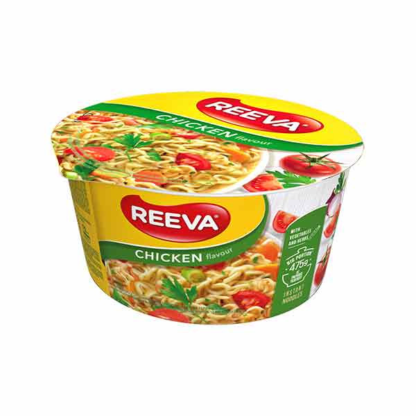 Reeva Instant Bowl Noodles Chicken 12x75g