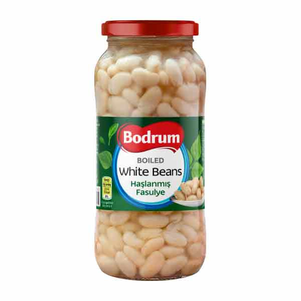 Bodrum Boiled White Beans (Jar) 12x540g