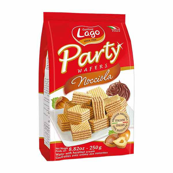 Lago Party Wafer Hazelnut 10x250g