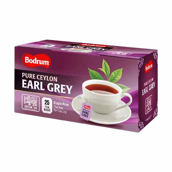 Bodrum Pure Ceylon Black with Earl Grey 12x50g