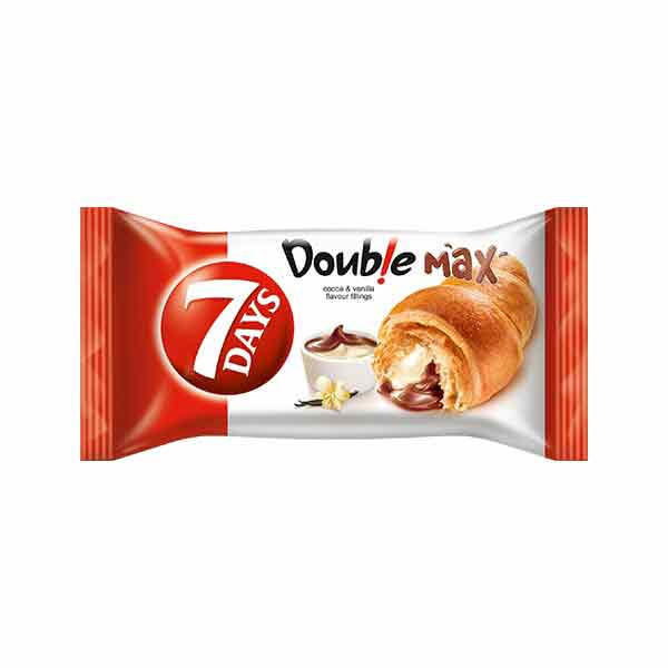 7Days Double Max Cocoa & Vanilla Croissant 4306632 20x80g